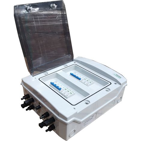 Caja de protección de strings para instalaciones fotovoltaicas - CHINT Opciones: KFVBOXC22M16 -  2 String 16A 1000VDC