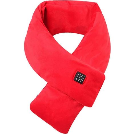 Écharpe chauffante cache-cou avec 3 modes pour hommes et femmes (rouge) (1/5)