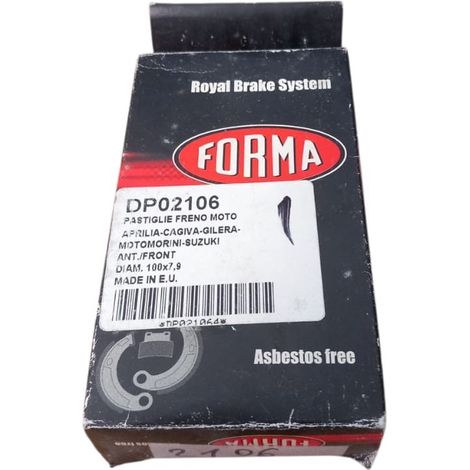 Pastigle freno moto per aprilia-cagiva-gilera-motomorini-suzuki