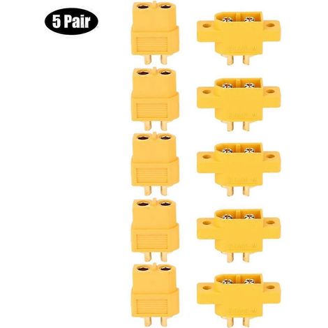 Paar XT60E MXT60 montierbare Stecker/Buchsen für RC-Modell-Multicopter
