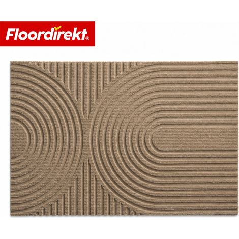 Schmutzfangmatte Circa Beige Wellen 60 x 90 cm (1/3)
