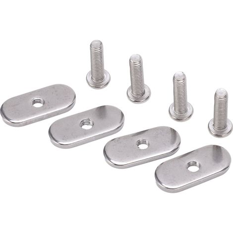 4 Kits de Fixation en Acier Inoxydable M5 pour Canoës et Kayaks, Résistants à la Corrosion (1/5)