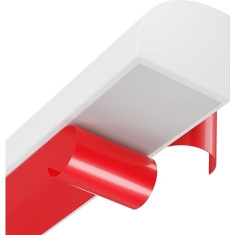 Moulure quart-de-rond flexible, autocollante, pour coins, bordure en caoutchouc imperméable, pour comptoirs d'angle, 1.7 x 1.7 cm (blanc, 3 cm) (1/5)