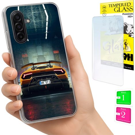 Custodia per Samsung Galaxy A17 5G, cover fotografica, cover posteriore + vetro 9H (1/5)