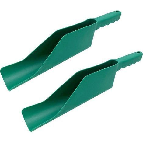 2 pièces de pelle de nettoyage de gouttières. outil de nettoyage de gouttières de toit pour caniveaux et puits de lumière (1/5)