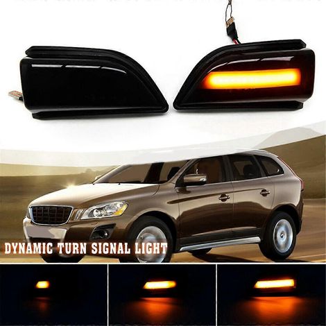 Indicadores LED dinámicos de intermitentes para retrovisores laterales del XC60 2008-2014 (31217288 31217289) (1/5)