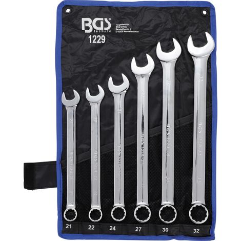 BGS  set  di  chiavi  combinate  extra  lunghe  SW  21  -  32  mm,  6  pezzi  -  1229 (1/3)