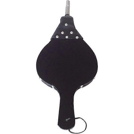 Soufflet de cheminée - Soufflet manuel en bois pour cheminées d'intérieur, d'extérieur, de camping et barbecues (1 pièce, noir) (1/5)