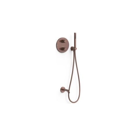 Kit robinet thermostatique encastré 2 voies pour baignoire et douche Therm-box Volcanic - TRES 28135006VO