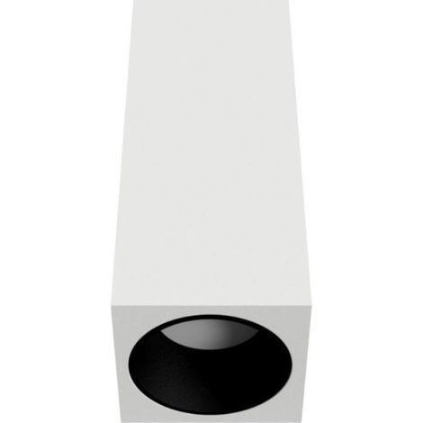 Plafoniera moderna lampadari bartalini niwt short n gu10 led gesso verniciabile metallo
