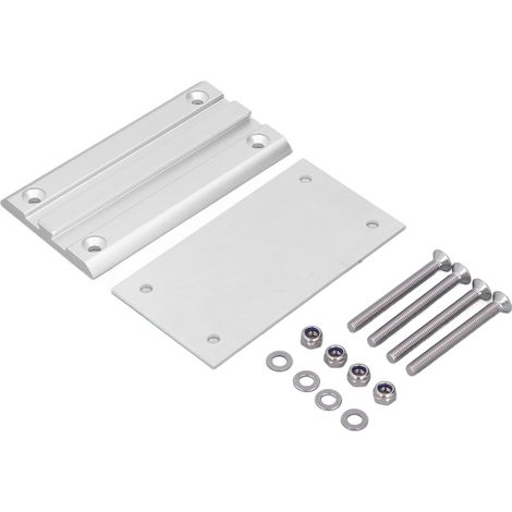 Pied de table amovible en alliage d'aluminium, support rotatif 360°, accessoire camping-car et fourgon pour table pliante, fixation robuste pour caravane et van, ensemble de 2 pièces (1/5)