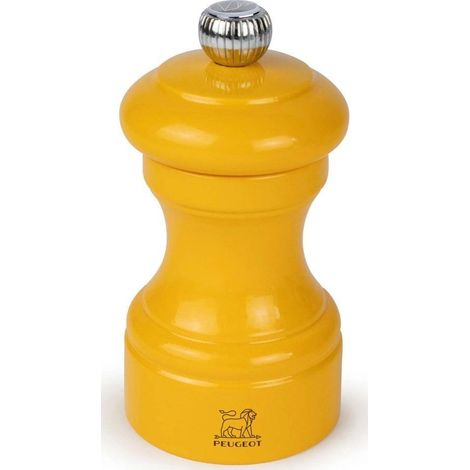 Peugeot Molinillo de Pimienta Amarillo Azafrán 10 cm Madera de Haya (1/3)