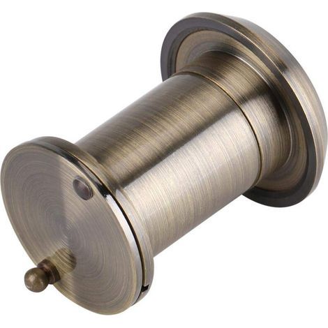 Visionneuse de porte judas 22mm 220° – Verre optique en cuivre – Couvercle de confidentialité 1,5mm – Installation facile pour portes 35-60mm (1/5)