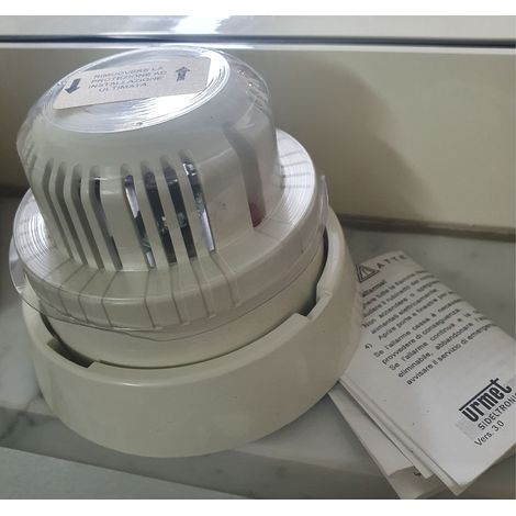 Rivelatore gas metano con base e relè SID1043/008 per sistemi di sicurezza casa
