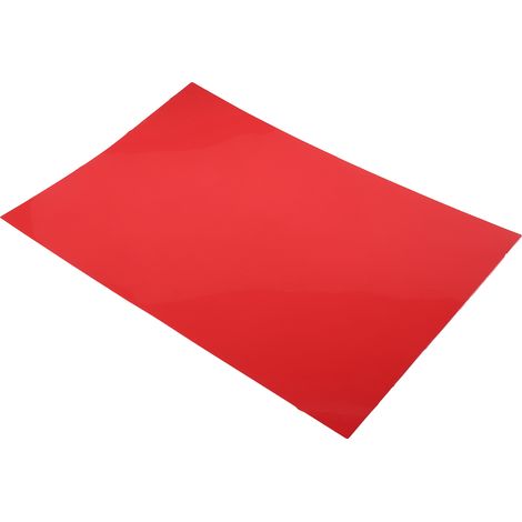 Cale en plastique Polypropylène, rouge, 457mm x 305mm x 0.38mm ( Prix pour Lot de 8 )