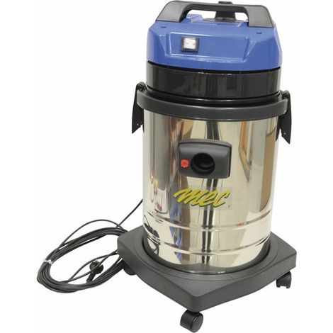 Aspirateur professionnel 1500W – Dépression 2400mm – Cuve inox 32l – Flexible 2.5m pour chantiers humides – Moteur Vortex haute performance (1/3)