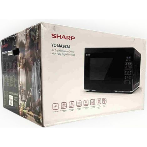 Sharp YC-MA262AE-B 26 Liter 900 W Mikrowelle Grill schwarz"-"184132889