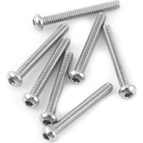 Kit d'assortiment de 230 vis, boulons et écrous à tête cylindrique hexagonale creuse M2 en acier inoxydable SS304 (1/5)