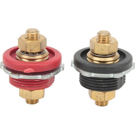 Fockety Professional 3/8 Inch Panel Battery Terminal Connector 250a Stump Positive Negative for Cars RVS. (1/5)