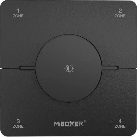 Miboxer K0S(B) Rundpanel (4 Zonen, Mono/CCT) – Schwarz (1/4)