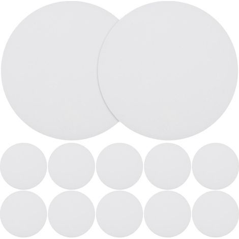Lot de 20 plaques de diffusion de rechange pour spots encastrés, plaques d'ombrage-6.90X6.90X0.10CM-White (1/3)