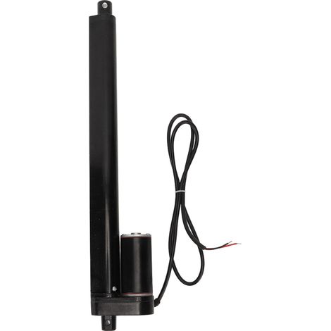 Miniatur-Linearantrieb 12 V 1000 N mit 250 mm Hub, schwarz, für Außenmotorisierung, Landwirtschaft, Robotik, Hausautomation und Spurführung