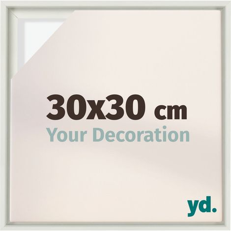 Your Decoration - Cadre flottant - Blanc Mat - Cadre en caisse américaine pour toile sur chassis - MDF - Lyon (1/5)