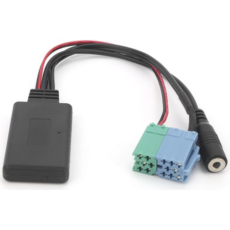 59,1 Zoll langes Bluetooth 5.0 AUX-Audiokabel mit integriertem Mikrofon, Stereo-Adapter für 8- und 6-polige Anschlüsse, drahtlose Verbindung (1/5)