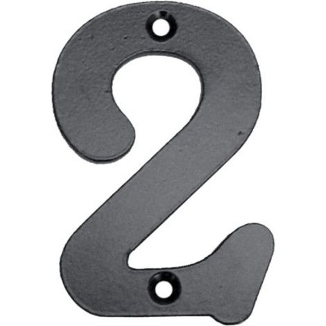 Numero señal atorn. 100mm "2" forjado ne el zorro