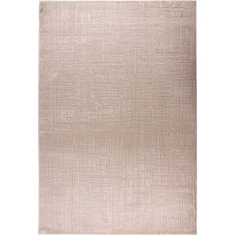 Tapis beige à poil court robuste et antidérapant - 150 x 80 cm (1/5)