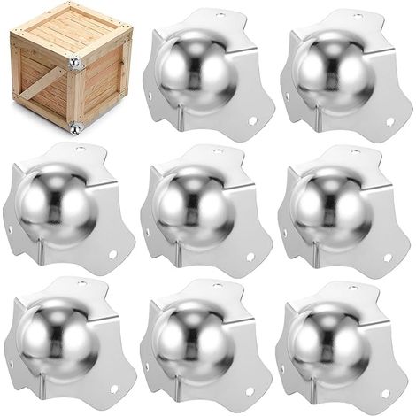 8 Pièces Meubles Bord Protecteur Accessoires Meubles Protecteurs Balle Coin Protecteur Métal Coin Bord Protecteur Boîte Coin Protecteurs Flight Case Boîte Fer Bord (1/5)