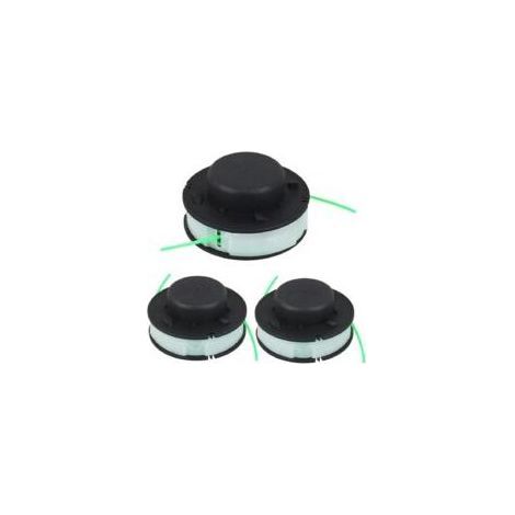 Lot de 3 bobines de rechange pour Stihl C2-2, compatibles avec la débroussailleuse Stihl FSA 56. (1/4)