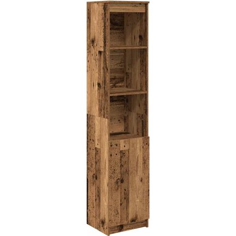 Maison Exclusive - Credenza Legno Antico 37,5x35x180 cm in Truciolato (1/5)