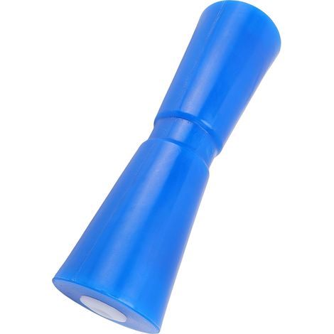 Rouleau de Remorque en Polyuréthane à Centrage Automatique, Alignement et Réglage de 11,4 Pouces en Bleu pour Remorques de Bateau avec Support d'arbre de 5/8 Pouces pour Un (1/5)