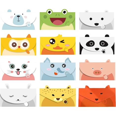 Pack of 12 Coloured Envelopes, Gift Envelopes, Small Mini, Multi-coloured Envelopes for Invitations, Greeting Cards, Special Mails, Cards and Gift Ideas (16 x 8 cm) (Multicoloured) (1/5)