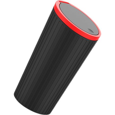 Poubelle Voiture Portable Petite Étanche avec Couvercle Bac à Déchets (1/5)