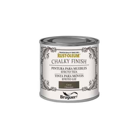 Rust-Oleum Bruguer Chalky Finish pintura para muebles Cacao 125ml