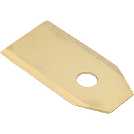 Lame de coupe-bordures, acier inoxydable revêtu de titane, lame de tondeuse à gazon, pièces détachées pour tondeuse à gazon, lot de 30 (1/5)