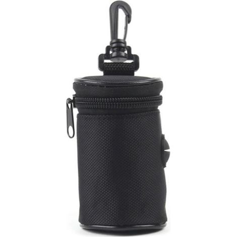 (BK Oxford-Cloth)Distributeur portable de sacs de merde pour chien, pochette en PU, pour ramasser les crocs d'animaux de compagnie, (1/4)