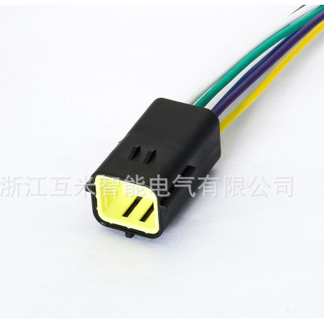 1,8-6P AMP Kfz-Wasserdichtstecker, wasserdichter Stecker (männlich/weiblich), Kfz-Kabelbaumstecker (1/4)