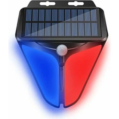 Luz de alarma LED, sensor inalámbrico, sirena de 100 dB, alarma contra ladridos de perros, seguridad para granjas, mantiene alejados a los animales.