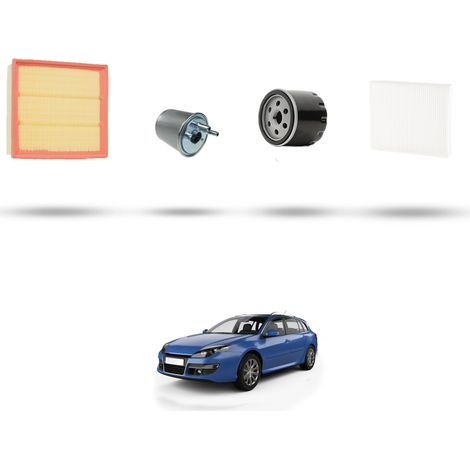 Kit tagliando 4 filtri compatibile con Renault Laguna III 3.0 dCi 173Kw dal 2008 (1/5)