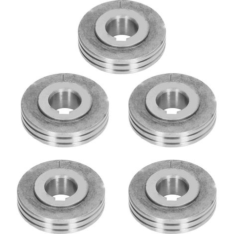 5 Galets de guidage en acier pour fil de soudure, rouleaux d’entraînement de 5 pièces, pièces de rechange pour poste à souder. (1/5)