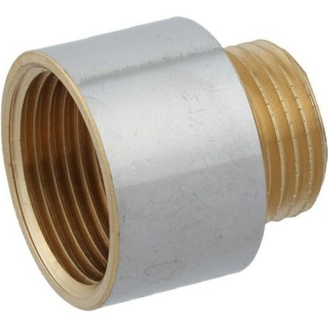 KIRCHHOFF MS Reduzier-Hahnverlänger Chrom, 3/4"IG x 1/2"AG (1/2)