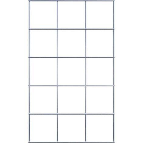 Grille de Gabion à l’unité - Dimensions: 30 cm x 50 cm - mailles de 10 x 10 cm - Made in Germany (1/5)