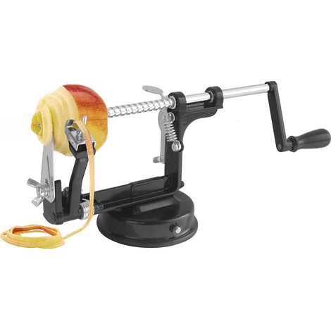 GEFU 13560 Schäler Obst- und Gemüseschäler Mechanischer Schäler Schwarz, Edelstahl (1/4)