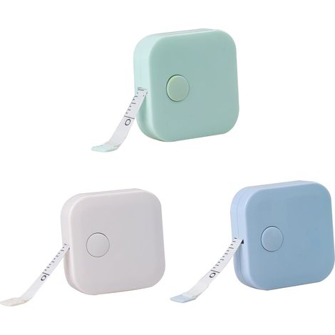 Lot de 3 mètres ruban corporels de 150 cm, double face, pour mesure interne, DXGHC (1/5)