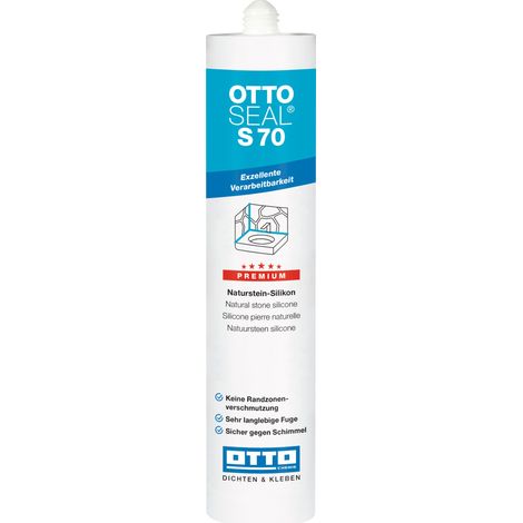 OTTOSEAL S70 Naturstein-Silikon 310ml C6117 matt-jasmin (1/5)