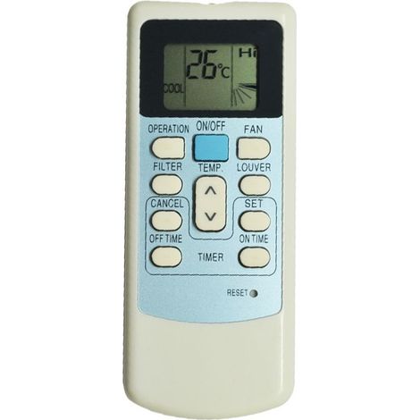 Télécommande Universelle pour Climatiseur Compatible avec Modèles Hitachi - (1/4)