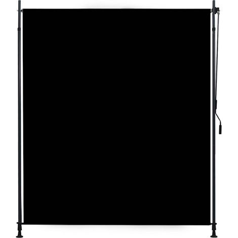 vidaXL Estor enrollable de exterior gris antracita 200x270 cm (1/2)